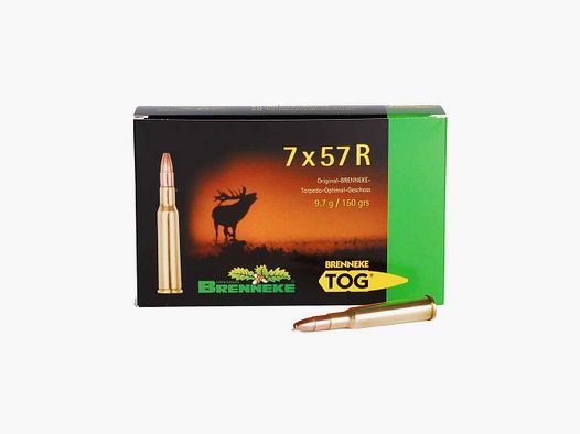 7x57 R TOG 9,7g/150grs. Brenneke