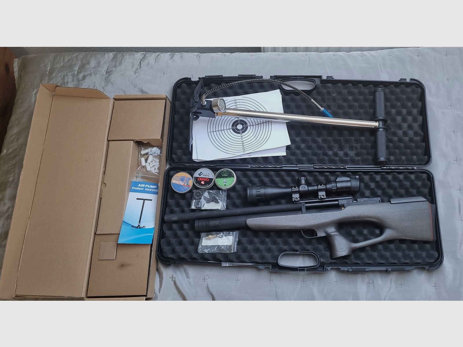 Reserviert Zbroia Kozak Pressluftgewehr Bullpulp mit  4 Magazinen, Pumpe usw
