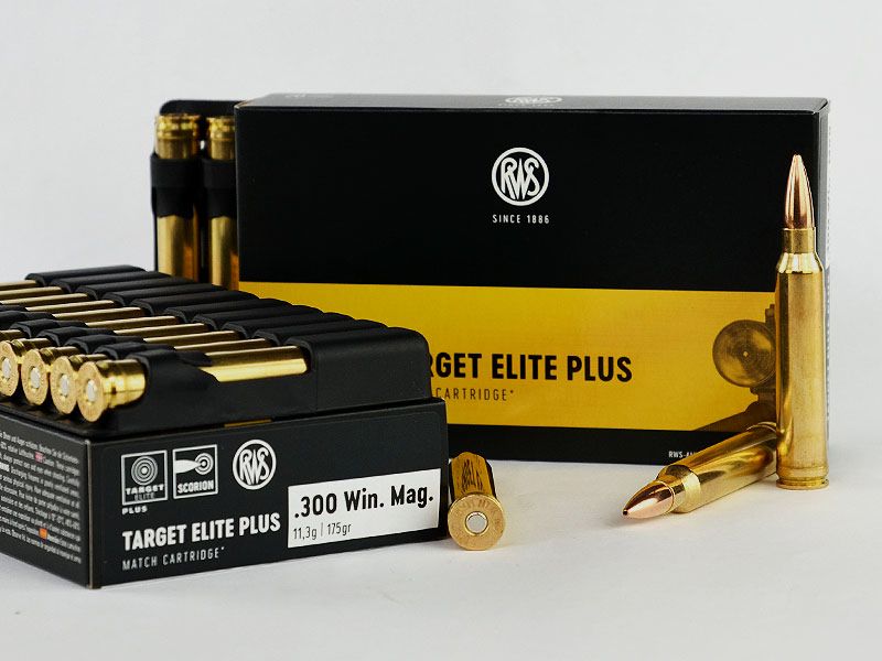 RWS Target Elite Plus .300 Win. Mag., 175 grs 1 paquete (20 disparos a 2,46 €*)