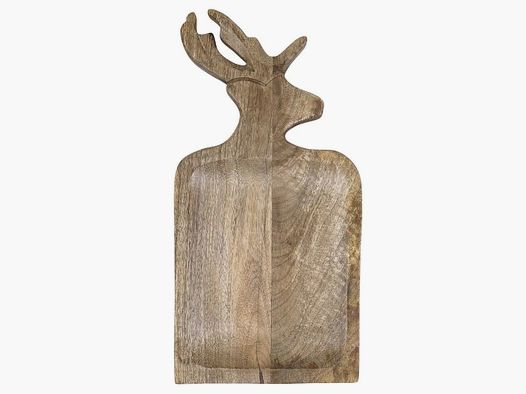 LivingActive Schneidbrett Mangoholz Hirsch