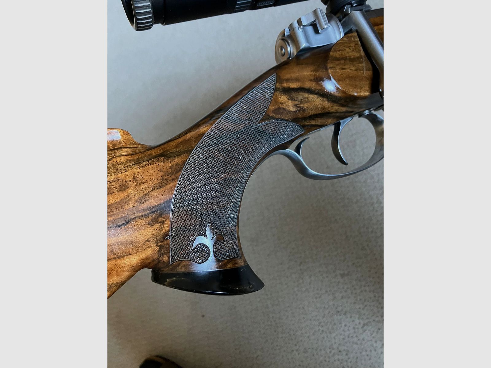 Einzigartiger Custom Mauser 98 8x64S Stutzen Zeiss Octagon Hansjoachim Hensel Kurpfalz