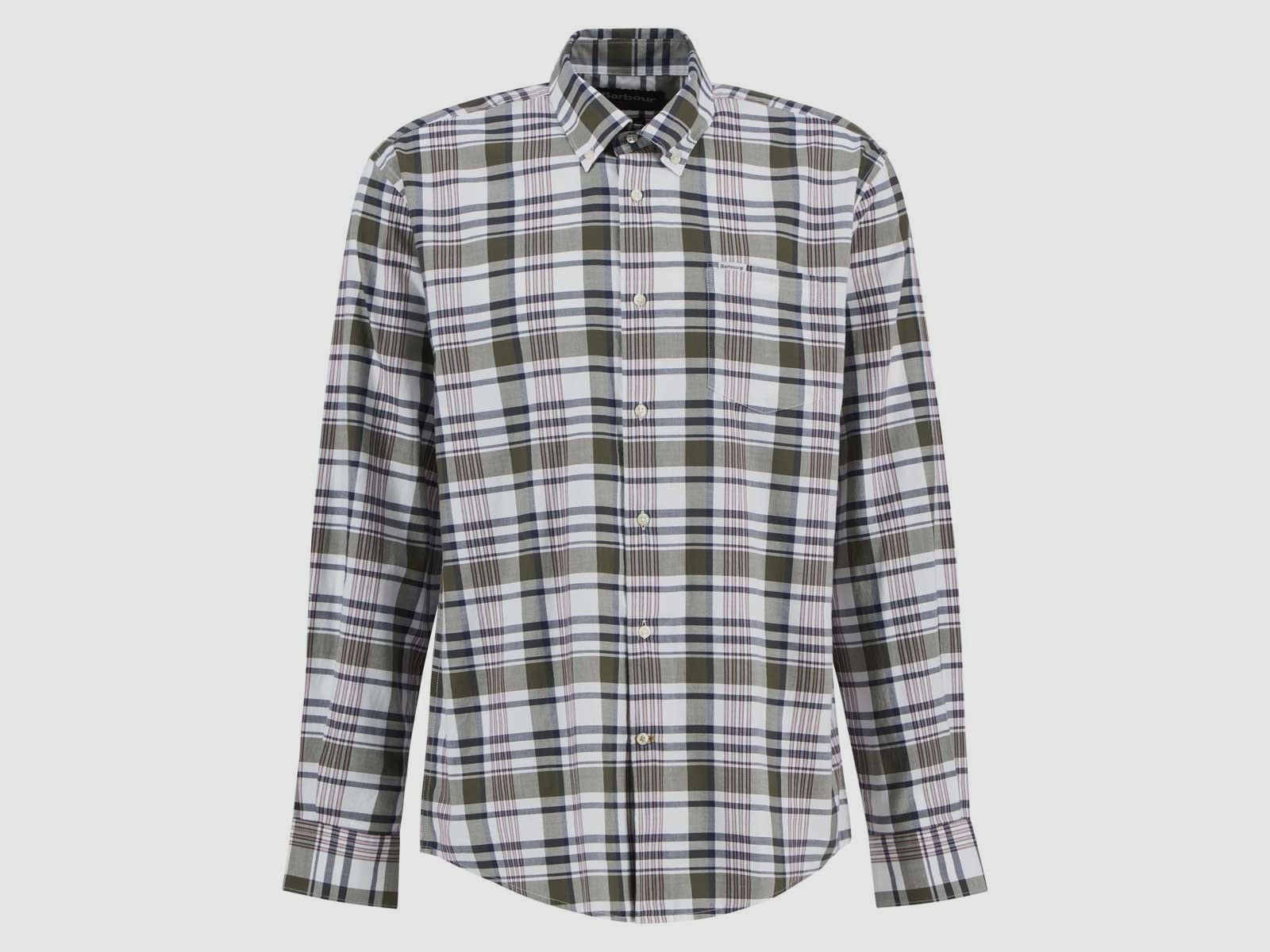 Barbour Hunwick Hemd Olivgrün Herren - L