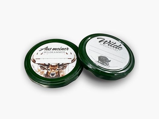 Wildetiketten für Einmachgläser
