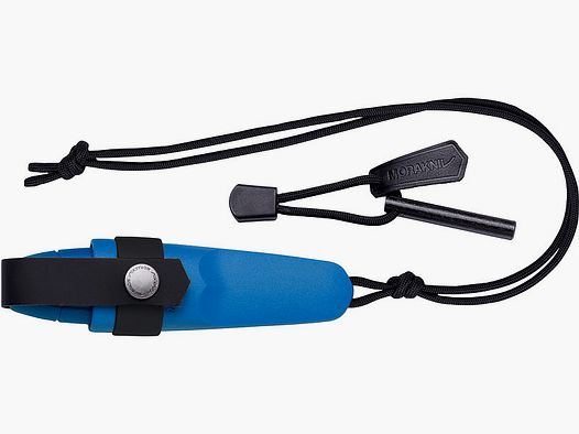Morakniv ELDRIS Cuchillo de cuello, Sandvik-12C27, Funda de caza, Encendedor