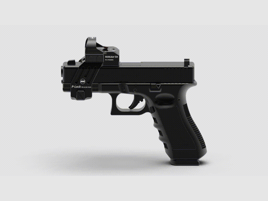 MAK P-LOCK - Montaggio per mirini reflex per pistole