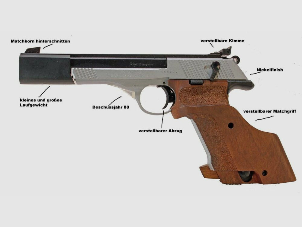 Erma Erma Sportpistole Kal .22 L.R.
