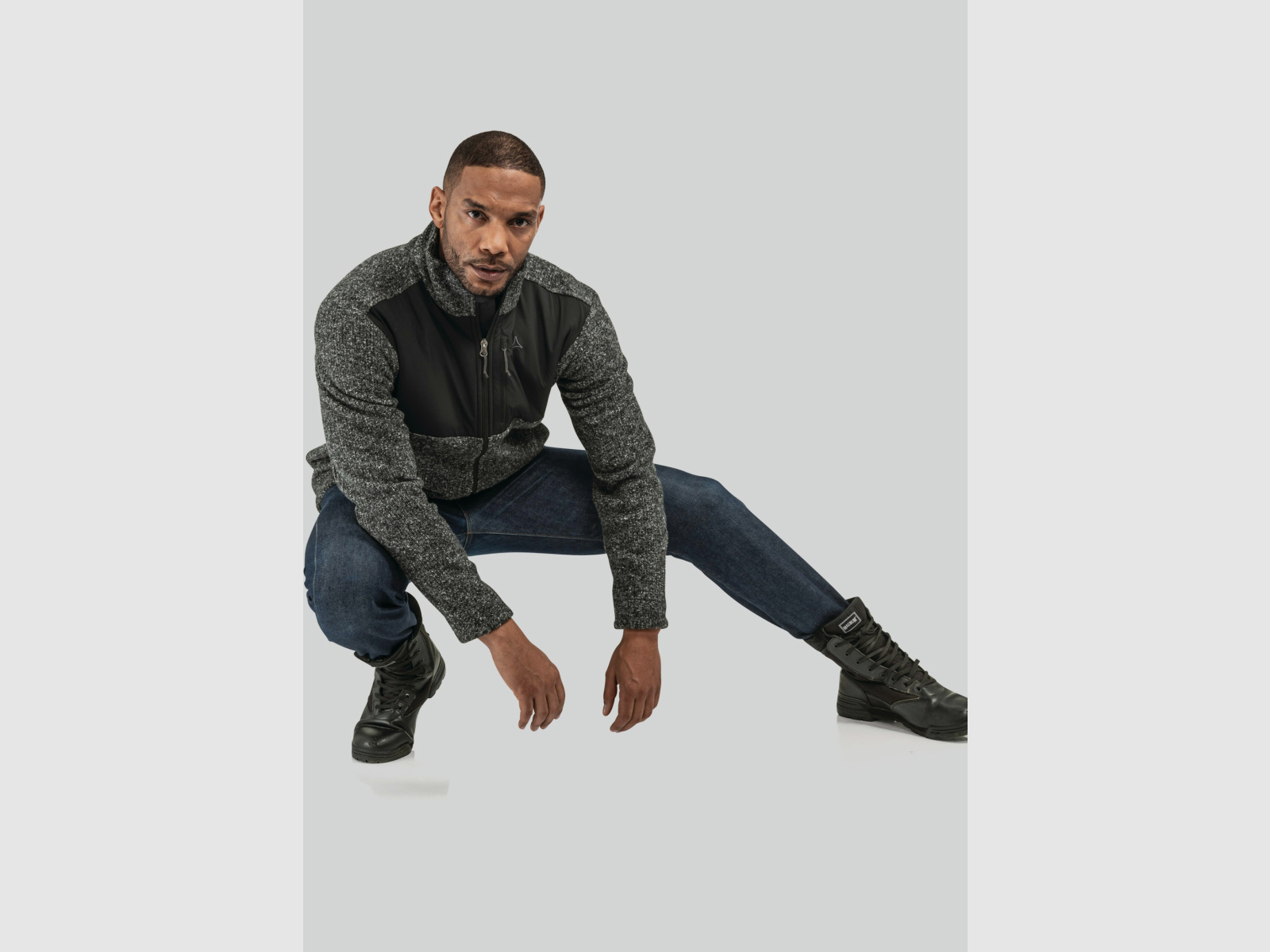 SCHÖFFEL Fleece Jk Canterbury MNS con MERINO Negro