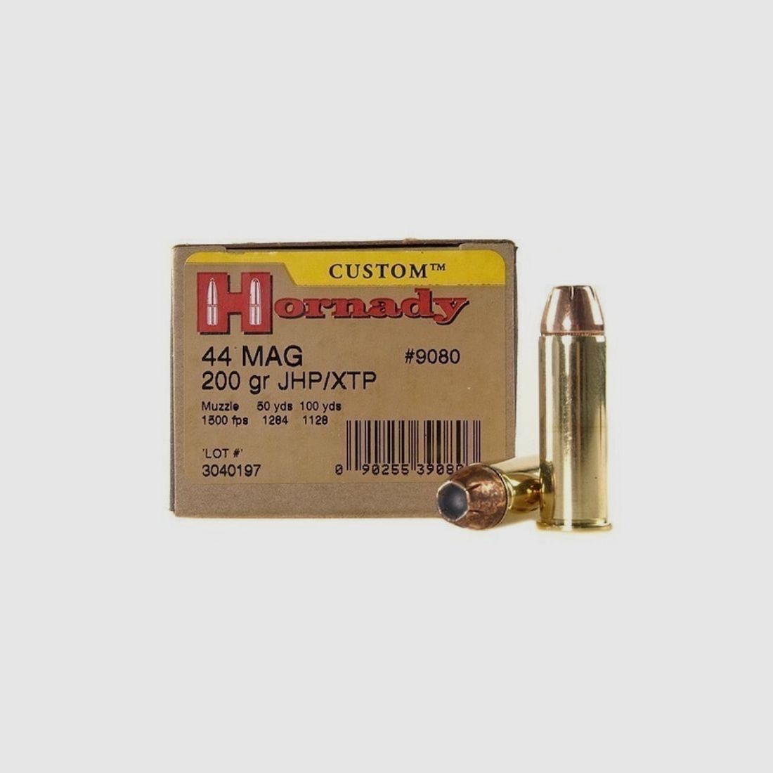 Hornady Custom .44 Rem. Mag. 200GR XTP 20 Patronen