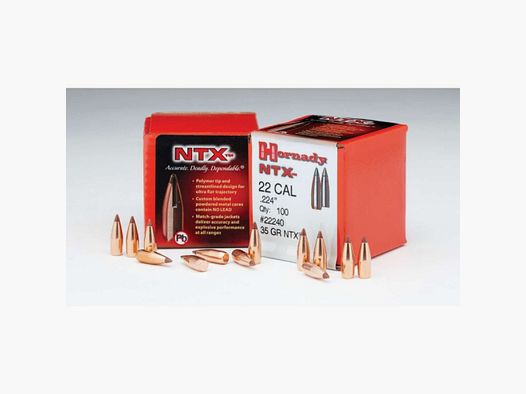 .224 Geschosse Hornady NTX 35 gr VE100