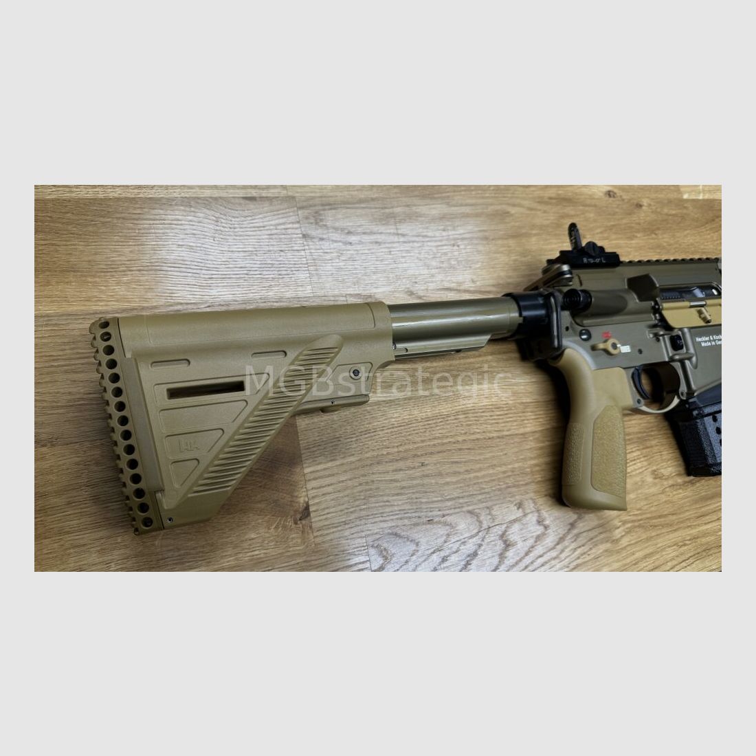 Heckler & Koch MR223 A3 Slim-Line 16.5" Barrel - semi-automatic rifle .223Rem long M-LOK handguard - sand color - sport approved! - similar to Bundeswehr G95A1 G95KA1 G95K H&K 416
