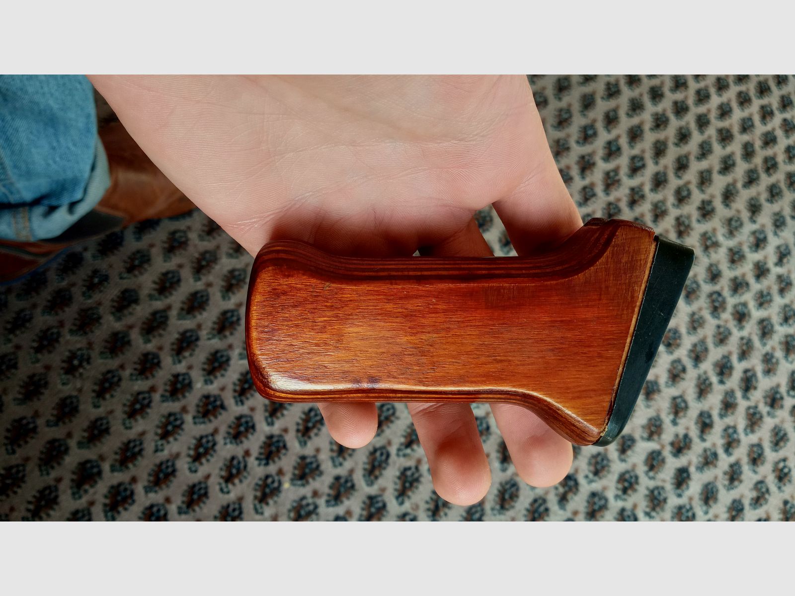 Original empuñadura de pistola de madera contrachapada AK74 rusa / también se adapta a AKM // Empuñadura de laminado / Yunker