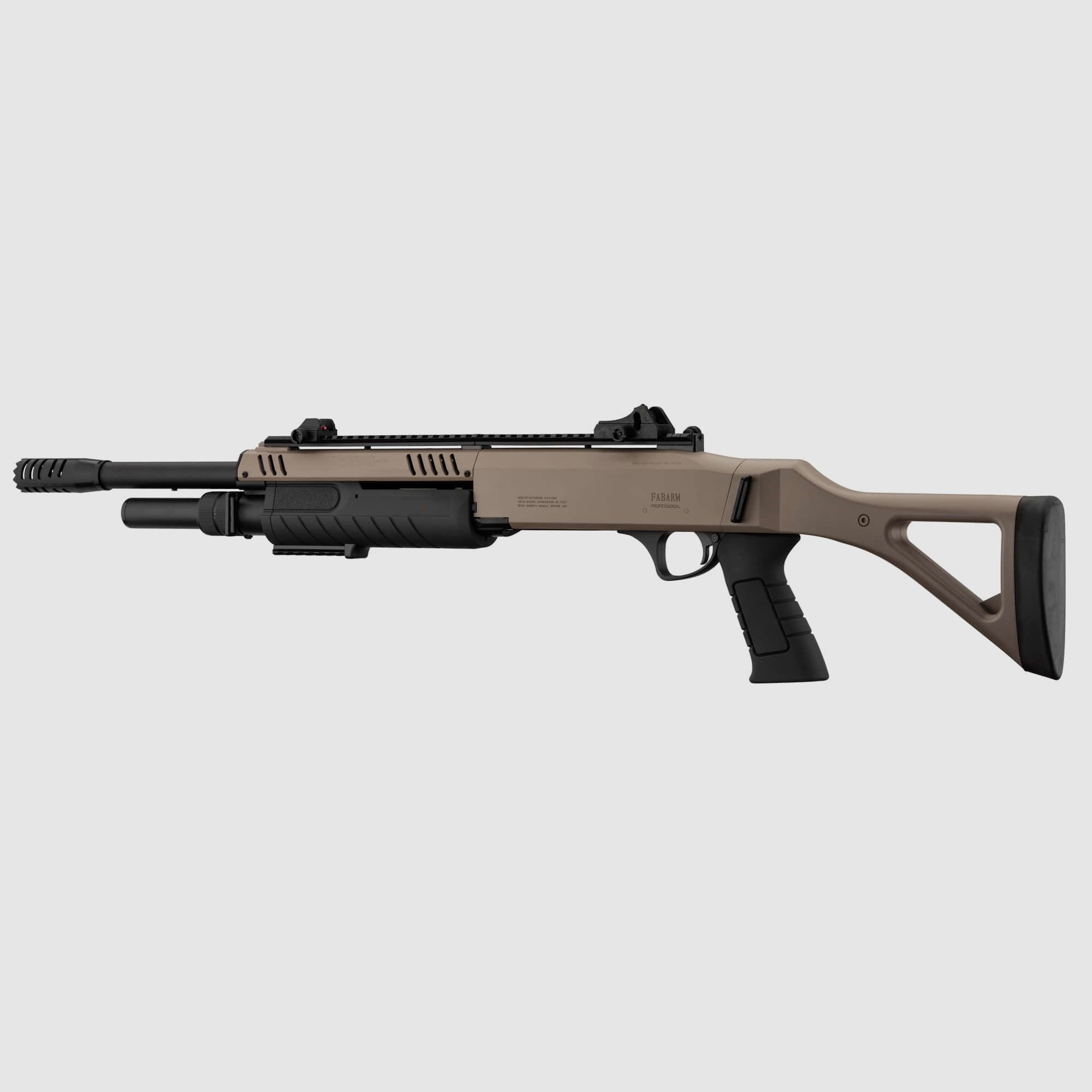 BO MANUFACTURE Réplique FABARM STF/12-18 ressort 3 shots FDE 0,8j, image 3 sur 9