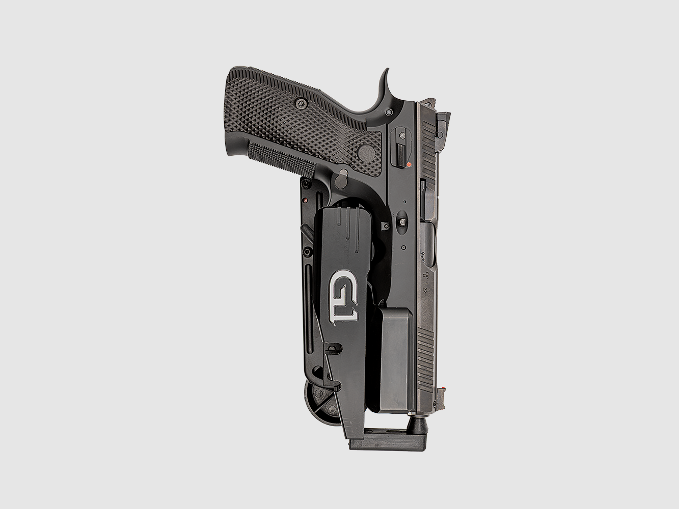 GHOST The One Evo Holster, Negro, Versión para mano: Mano derecha, Modelo de pistola: RHINO 4, imagen 1 de 3
