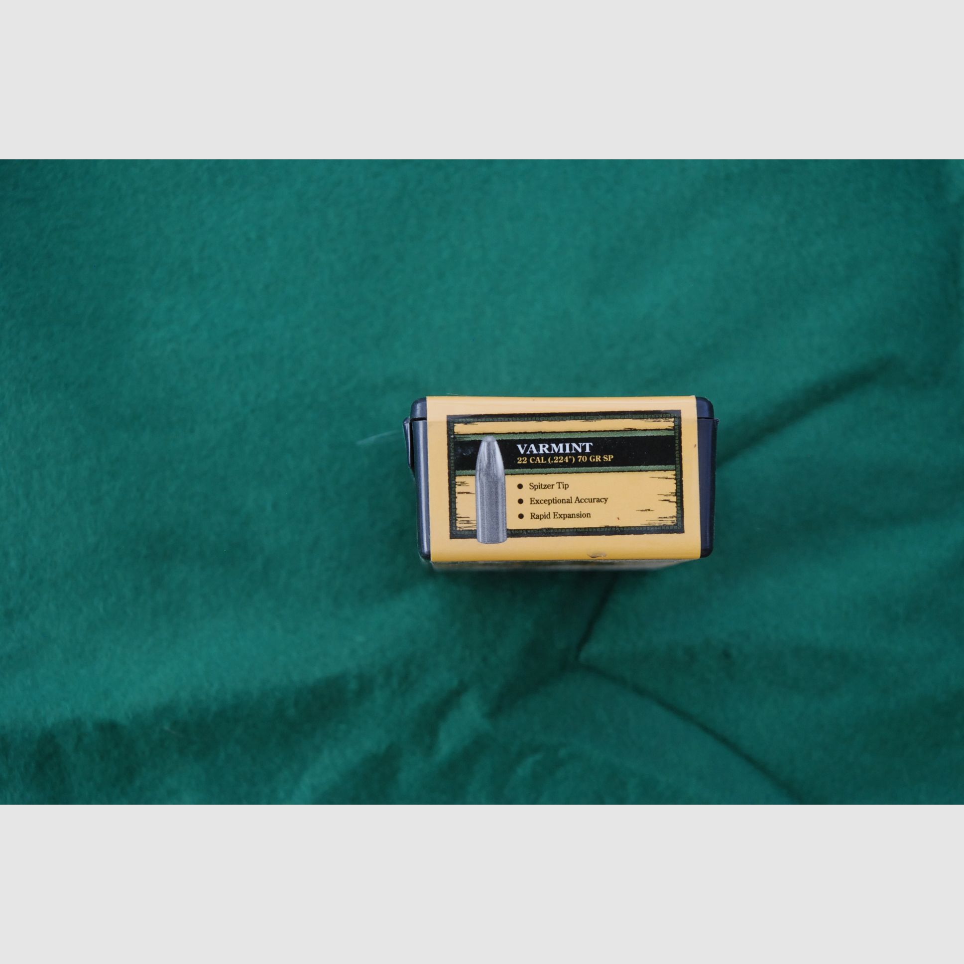 Bullets .224 / 5.6 mm 70 gr / 4.5 g Speer hollow point bullets 100 pieces