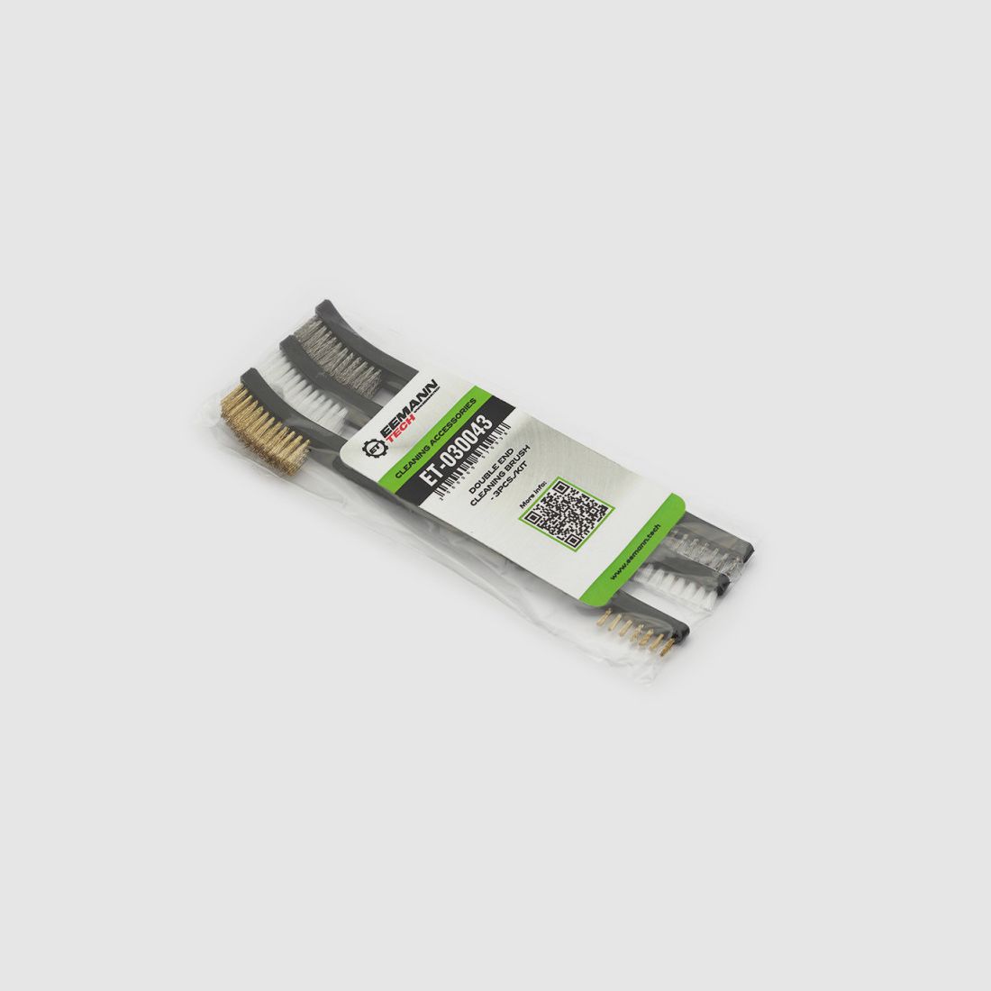 EEMANN TECH DOUBLE END REINIGINGSBORSTEL – 3 STUKS/KIT, afbeelding 5 van 6