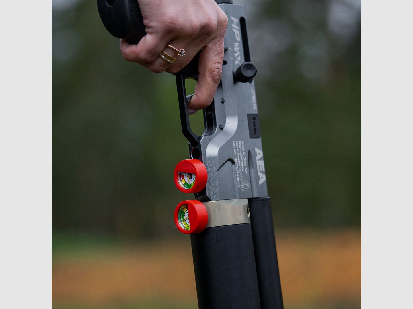 UITVERKOOP | Afdekkap Manometer | Dekkap Manometer | AEA HP MAX | ZWART | ROOD | flexibel