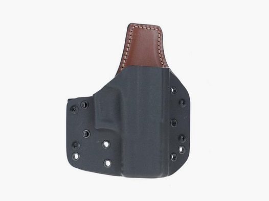 Falco Holster (Polymère) pour GLOCK 17/47 Gen5 Kydex/Cuir OWB