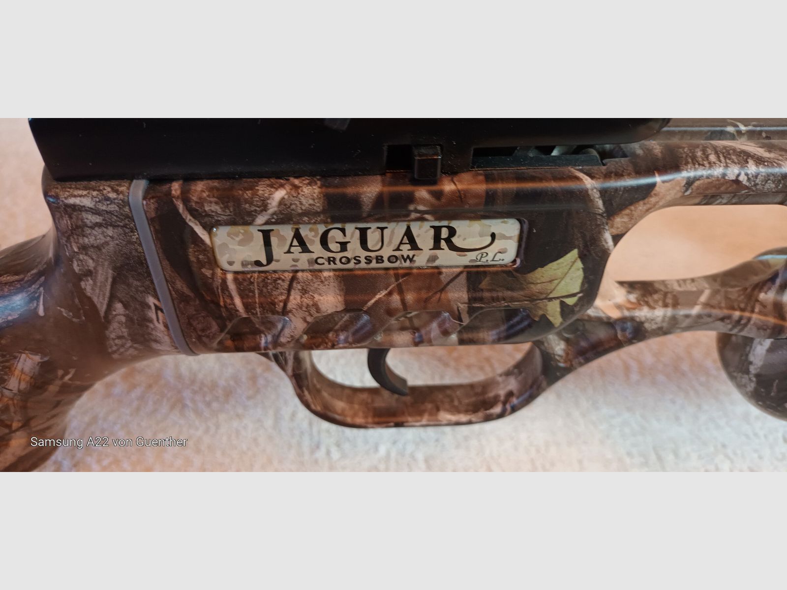 jaguar crossbow camo deluxe  175 lbs