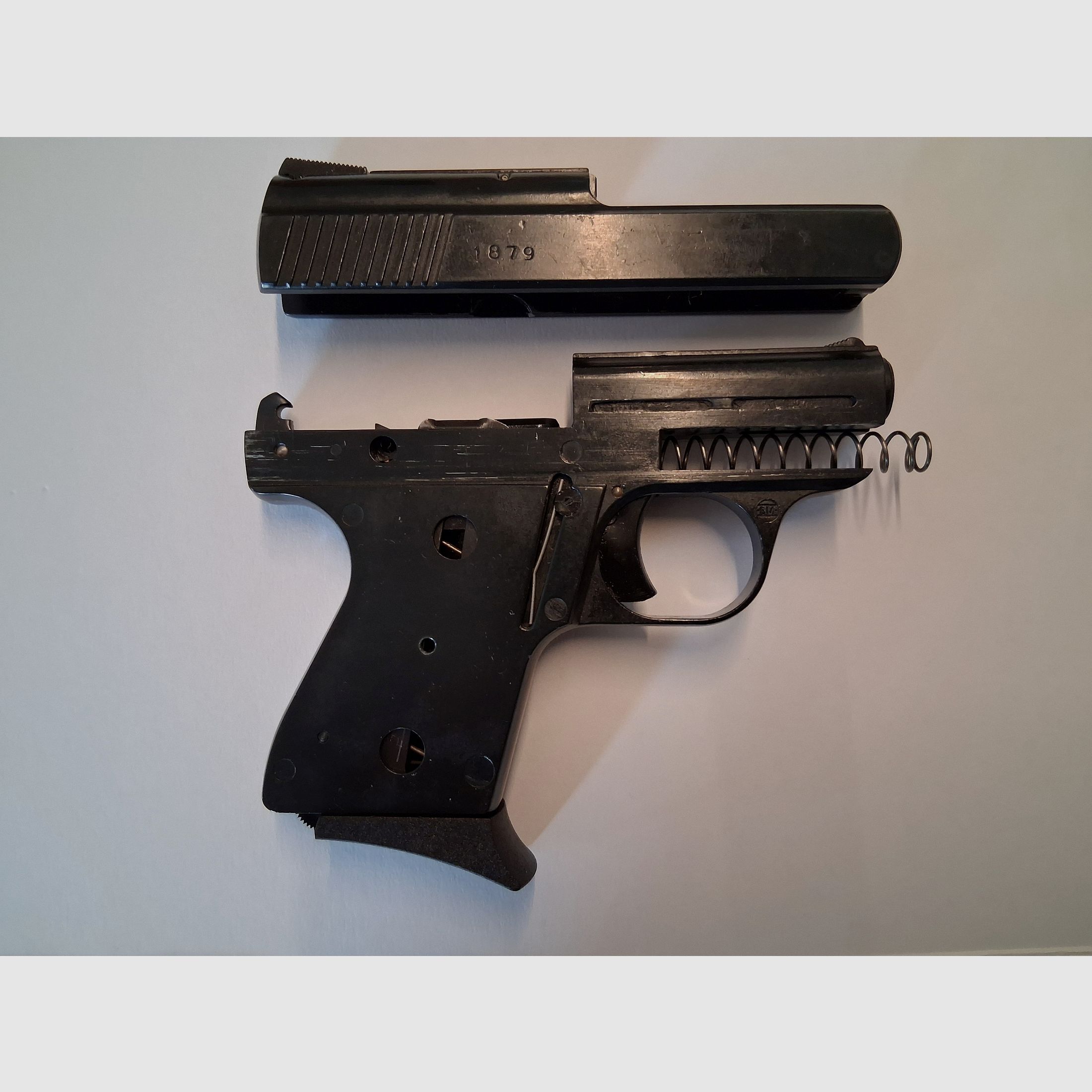 Kolekcjonerzy, uwaga!!! Rarytas!!! Rhöner SM 15-9 kal. 9 mm P.A.K. PTB-748, magazynek zapasowy, stan TOP