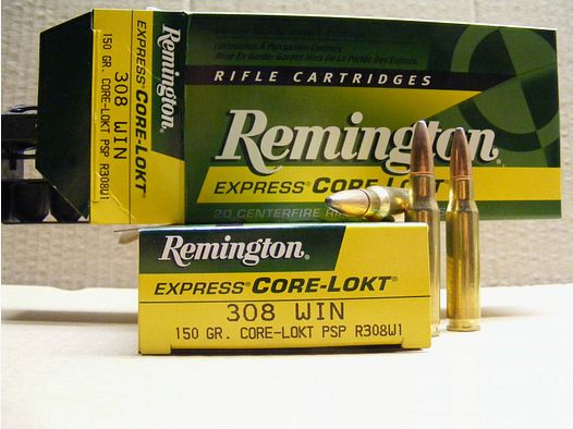 .308/150grs PSP Remington Core-Lokt spitz 100 Stk. #R308W1#