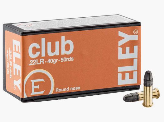 Cartouches ELEY Club .22 LR 40 gr X50