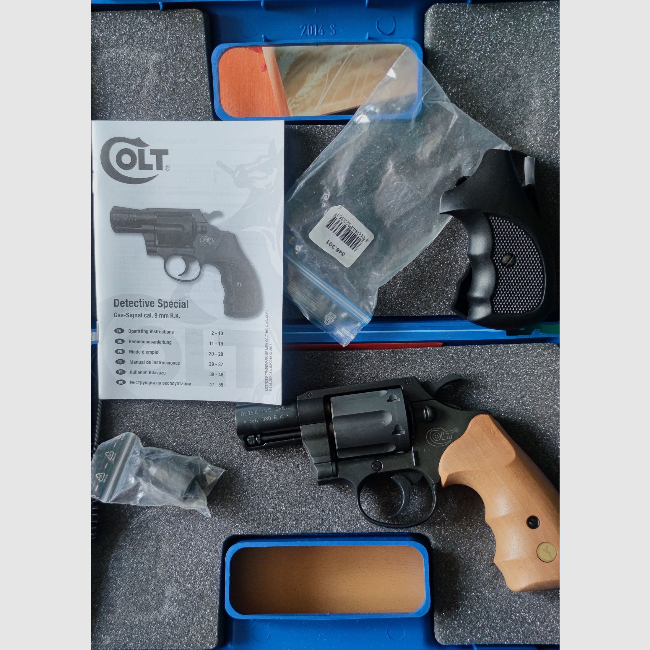 Colt detectice special brüniert 9 mm RK