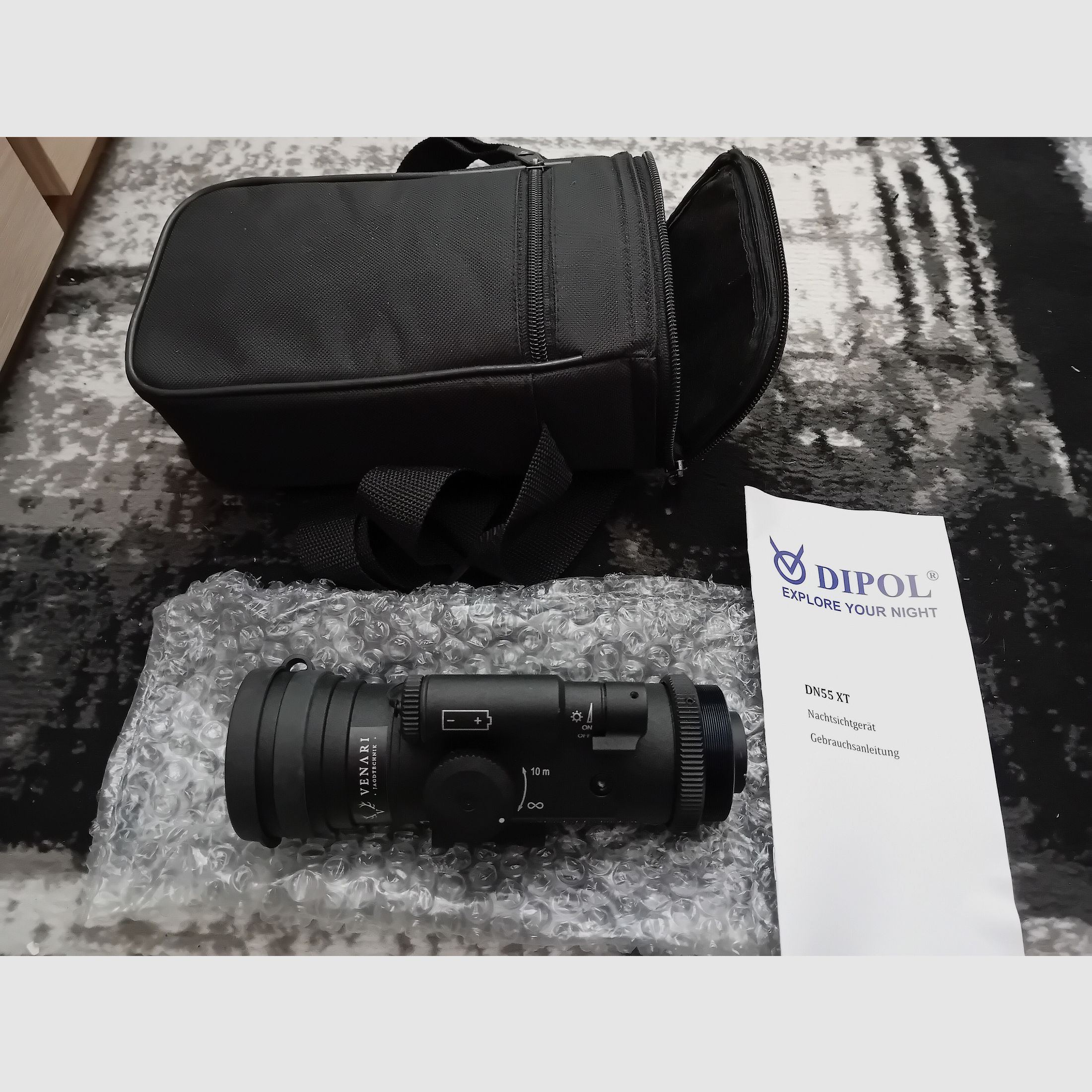 Dipol DN55 XT Night Vision Attachment with Accessories NEW