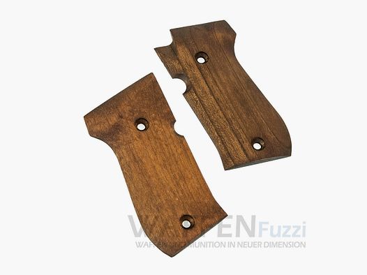 Wood grip panels for Weihrauch HW94 blank firing pistol