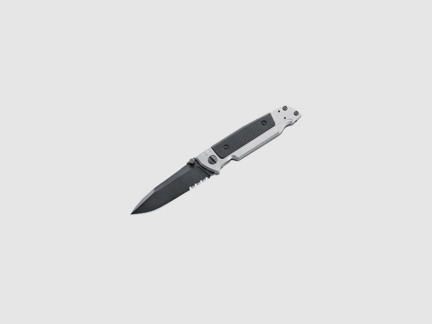 Klappmesser Walther Q5 Stahlrahmen - schwarz gezahnt