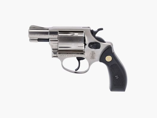 Smith & Wesson Chiefs Special Blank Revolver 9 mm R.K. nickel-plated
