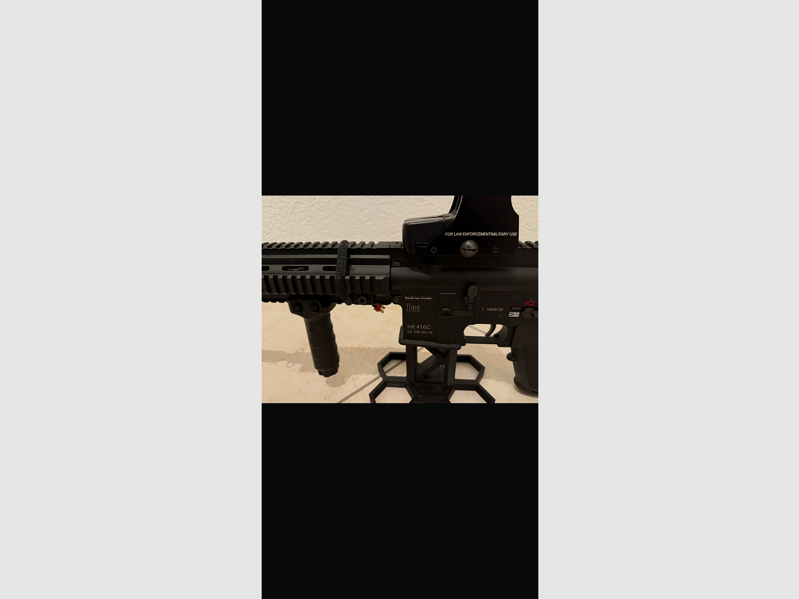 HK416C Airsoft inkl. Schalldämpfer & 2 Magazine