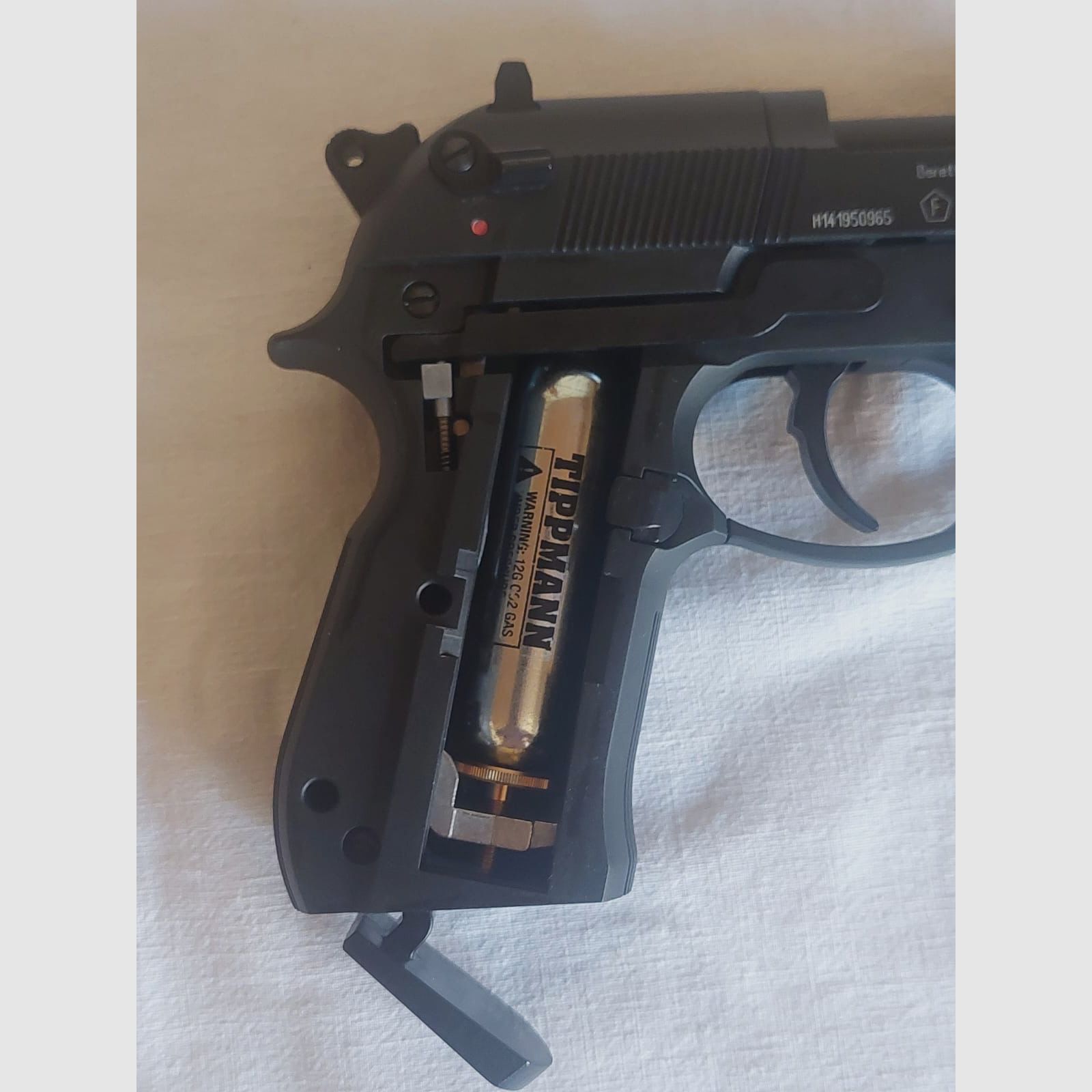 Beretta M92 FS zwart CO2 4,5mm