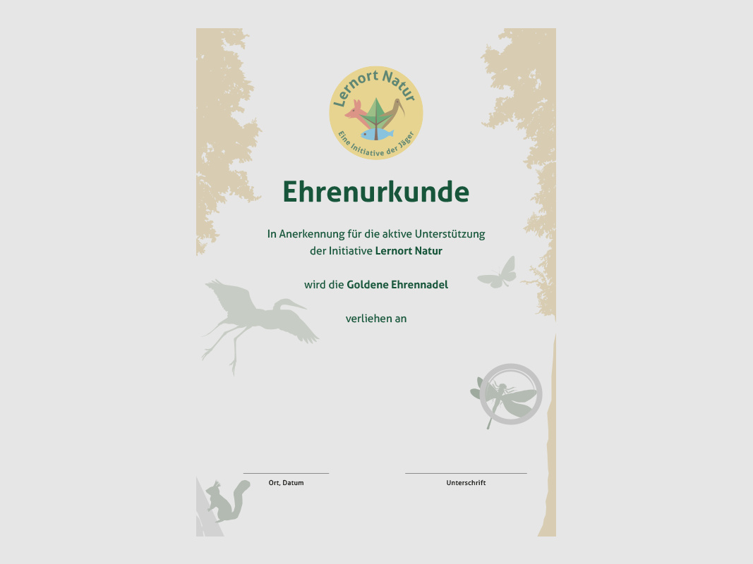 Learning Place Nature Certificate Gold Recognition