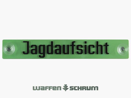 Fritzmann Hinweisschild - Jagdaufsicht