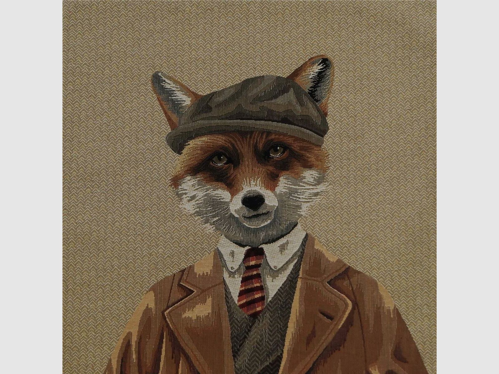 Coussin Lovergreen Motif Coussin Renard avec Chapeau