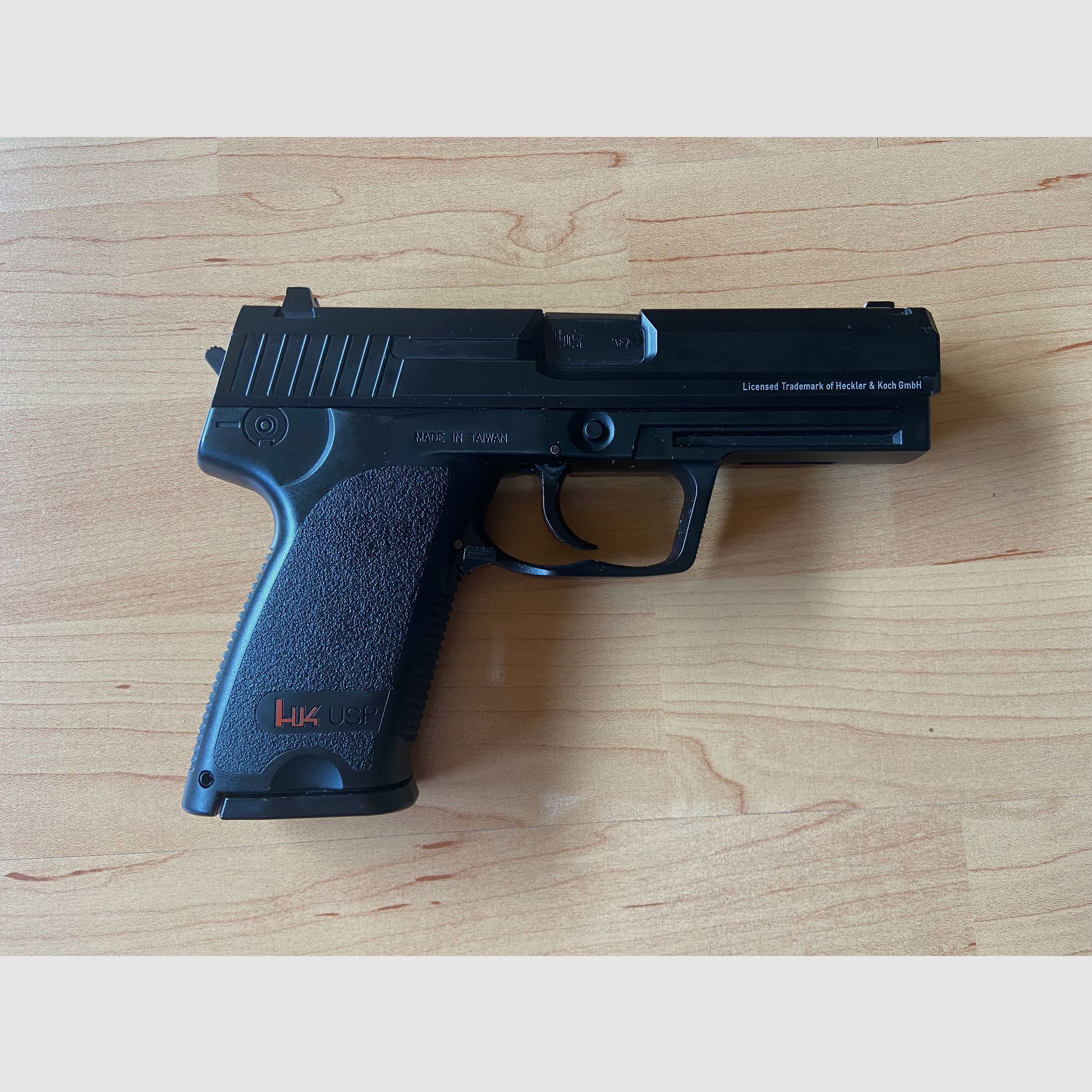 HK USP CO2 Pistole NBB + MP5 K-PDW CO2 GBB 4,5 mm Gebraucht
