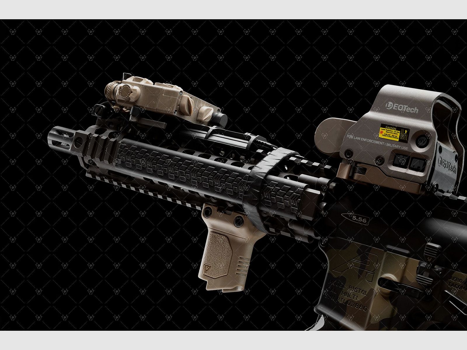 STRIKE INDUSTRIES Picatinny Vertical Grip with Cable Management Short FDE, image 2 of 5