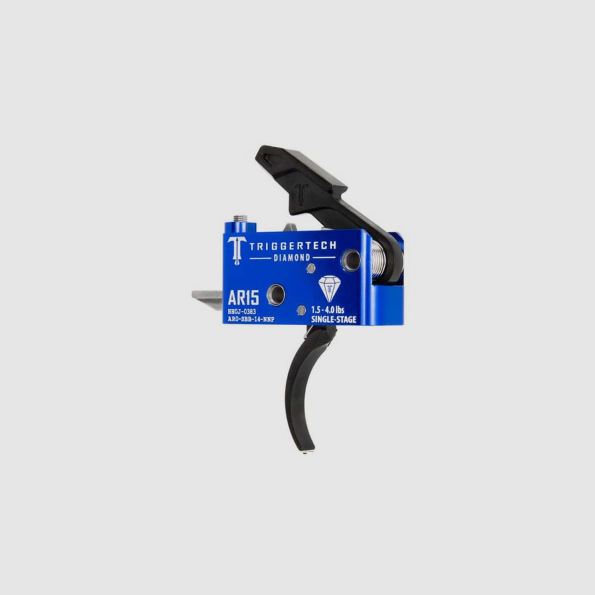 TriggerTech AR15 1-Stage Diamond Pro Curved Zwart, afbeelding 2 van 3