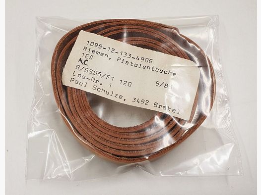 1095-12-133-4906 Pasek, torba na pistolet, kabura na ramię P21 WALTHER PPK Bundesluftwaffe BW 130cm