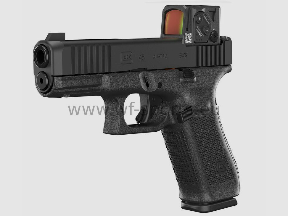 Glock HalbSL Pist, GLOCK G45 A-CUT COA Combo