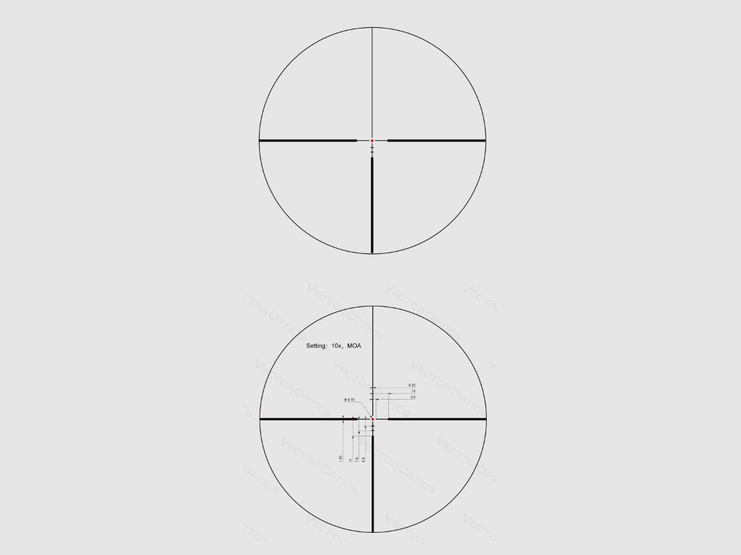 Lunette VECTOR OPTICS Continental x8 2-16x50, image 2 sur 2