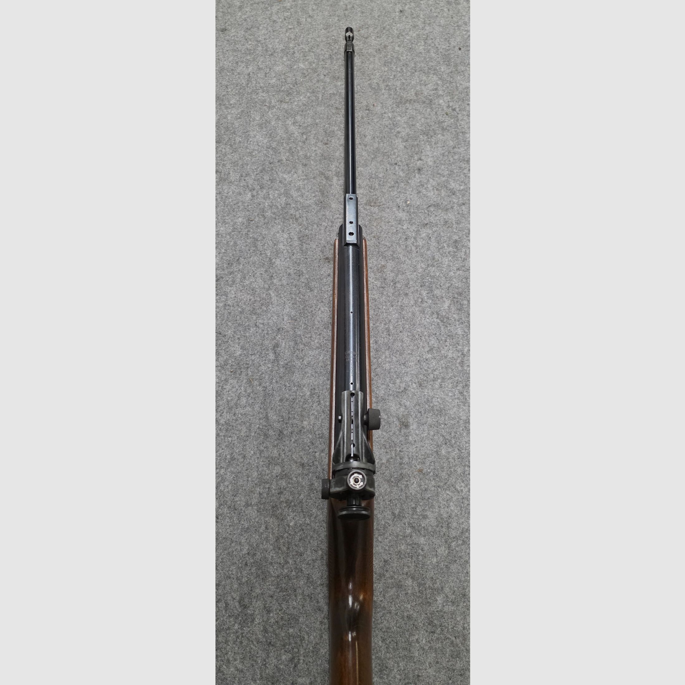 Vecchio Walther Mod. 53 Knicker carabina ad aria con diottra senza marchio F degli anni '50/'60 cal. 4,5mm Diabolo, immagine 6 di 12