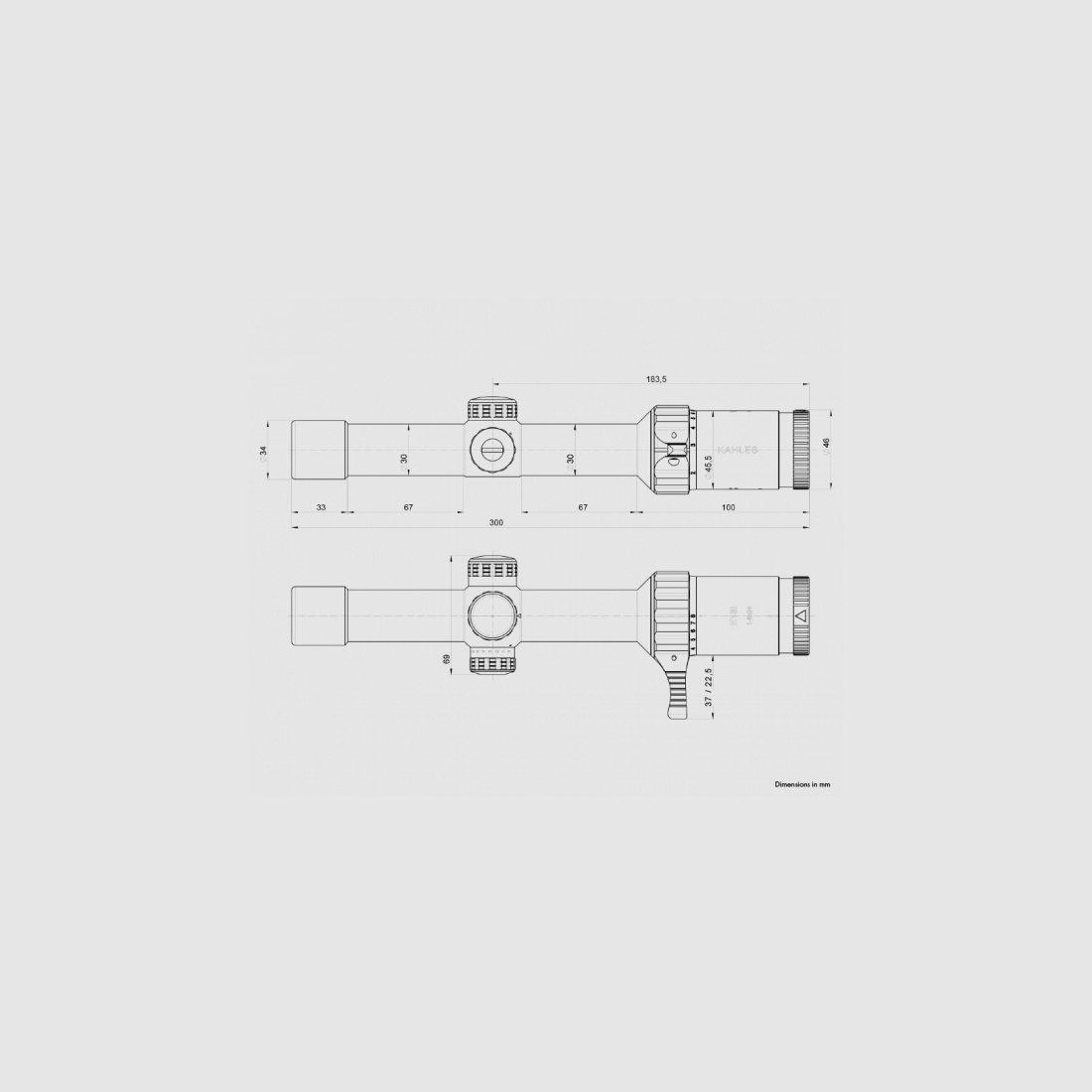 Kahles K18i 1-8x24 Ziehlfernrohr