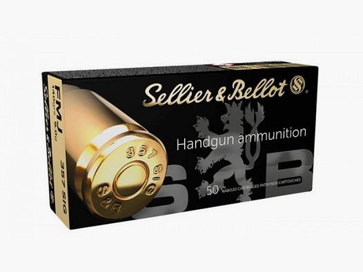 SELLIER & BELLOT PISTOLENPATRONEN - .357SIG - FMJ - 140 GRS. - 50 STÜCK
