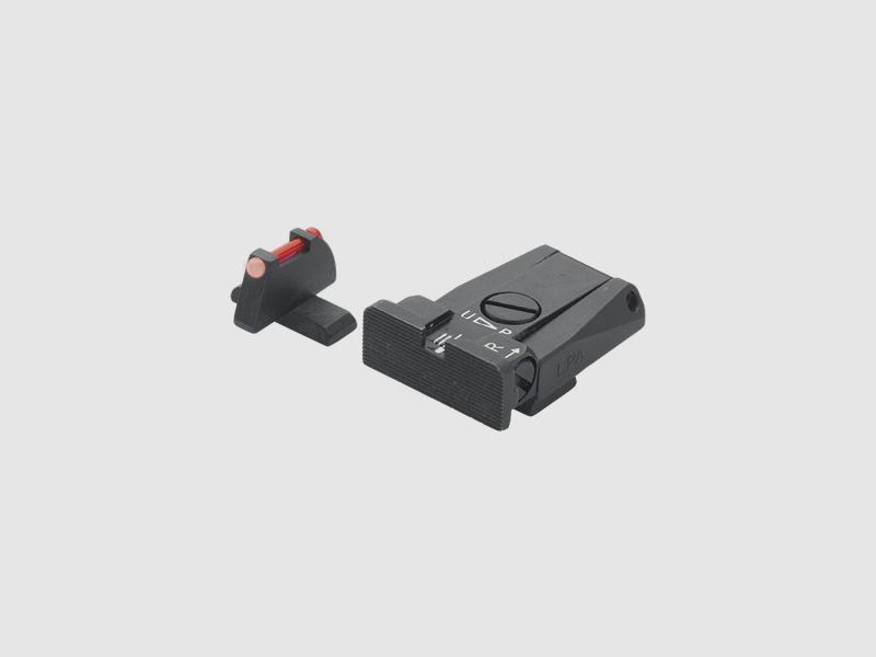 LPA SPR94BE7F Micrometer Vizier Set voor Beretta 92A1, M9A3 – Fiber Optic