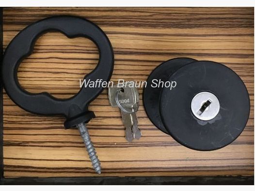 Support de fusil mural verrouillable pour arme longue