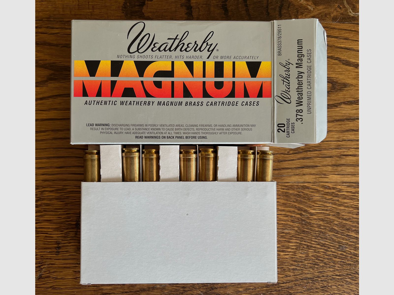 Hülsen .378 Weatherby Magnum