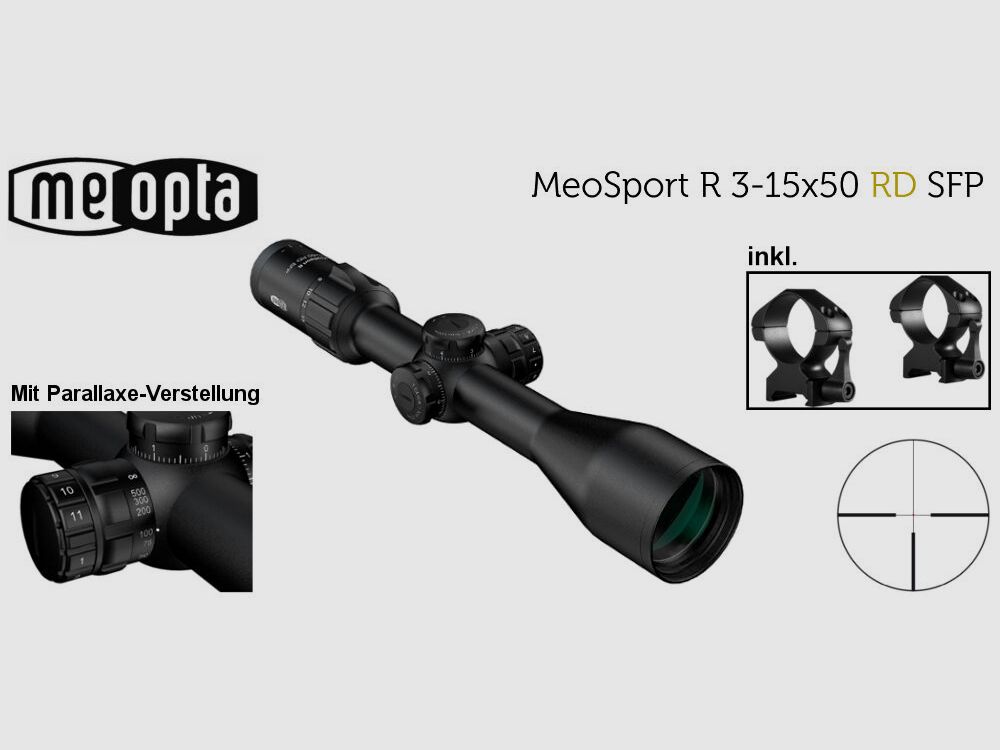 Brenner BR20 B&H Prohunter Flex Lochschaft Komplettpaket mit Meopta Meosport 3-15x50 Jagdbüchse