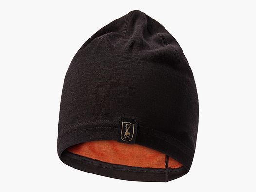 Deerhunter Unisex Merino-Beanie Quinn Black Oak