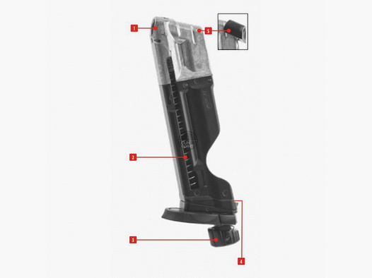 T4E - Emergency-Magazin fr Smith & Wesson M&P9 2.0